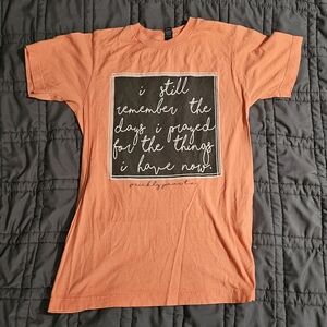 Orange Graphic Short Sleeve Tee